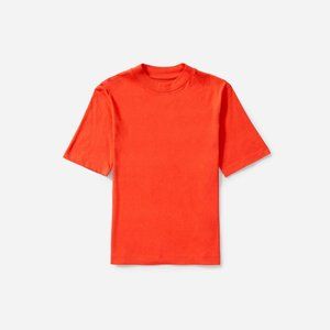 🍊 Everlane Mock Neck Tee